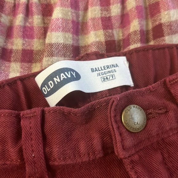 Fall Zara dresses with matching maroon old navy ballerina jeggings two sets - Picture 6 of 6